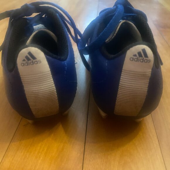 Adidas Kids Blue White Lace Up Soccer Cleats Size 10 SGC 753002  #131696688 F26 - Picture 2 of 3